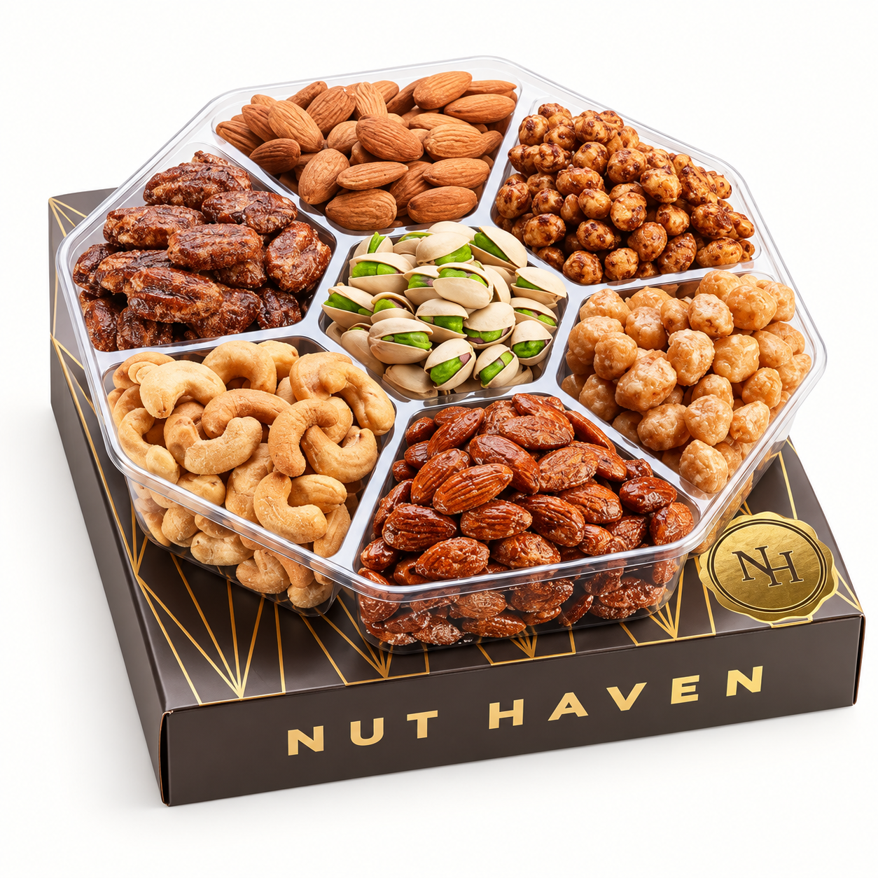 Nut Haven assorted gourmet nut gift basket
