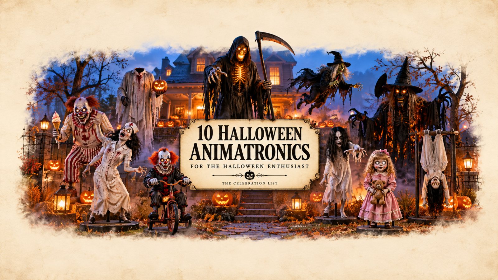 Halloween animatronics for the Halloween enthusiast, featured roundup