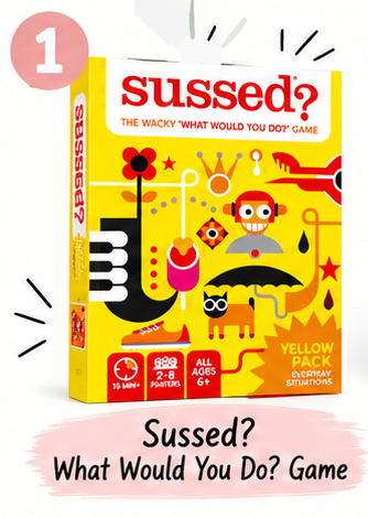 SUSSED travel card game for kids