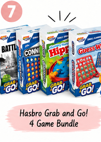 Hasbro Grab and Go travel games bundle