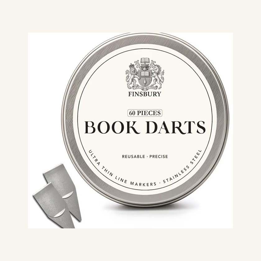 Finsbury stainless steel book darts page markers