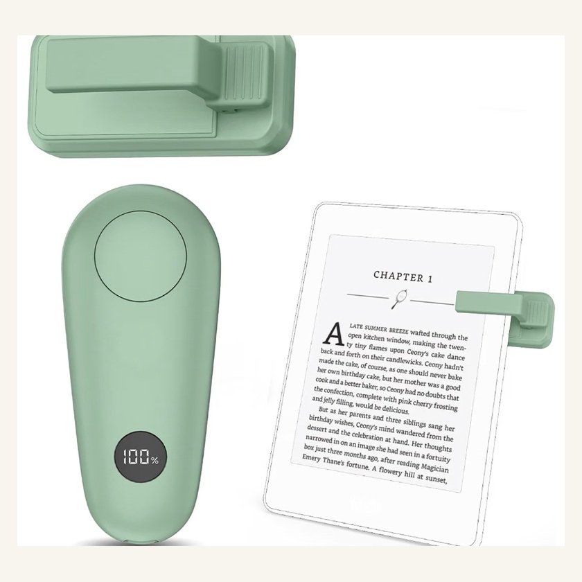 Kindle page-turner remote with its receiver